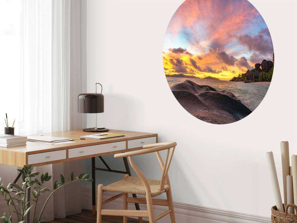 Zachód słońca na tropikalnej plaży