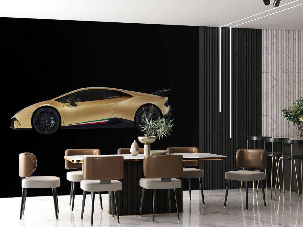 Lamborghini Huracán - Bok, czarny