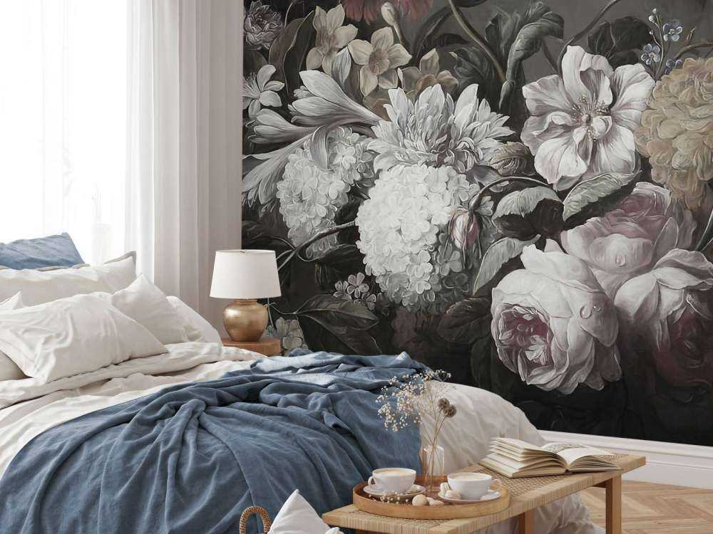 Bukiet z makami i krokusami