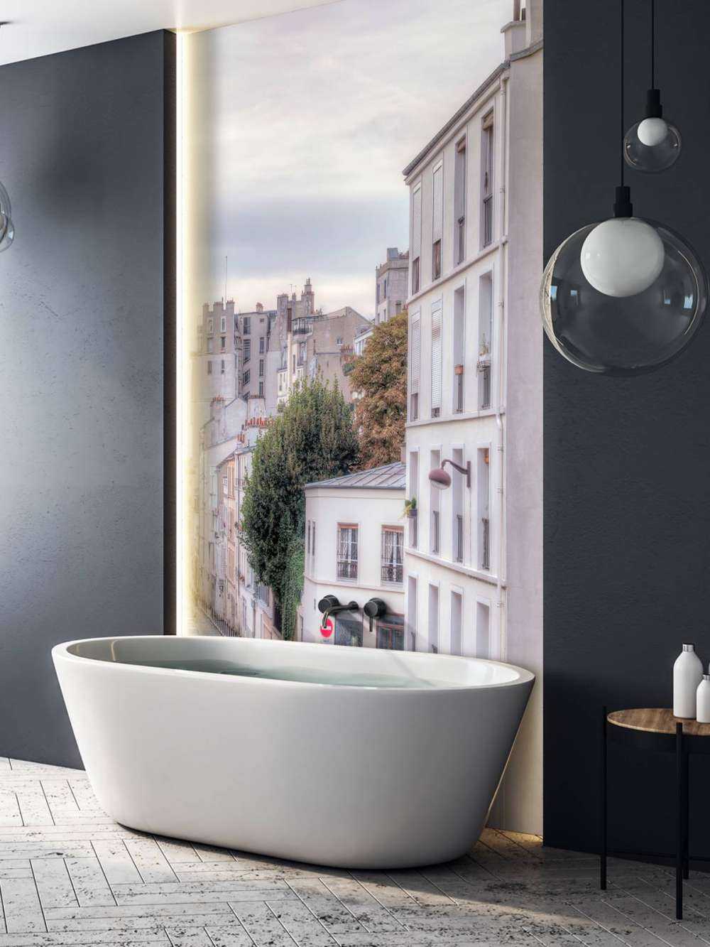 View of streets in Paris, France