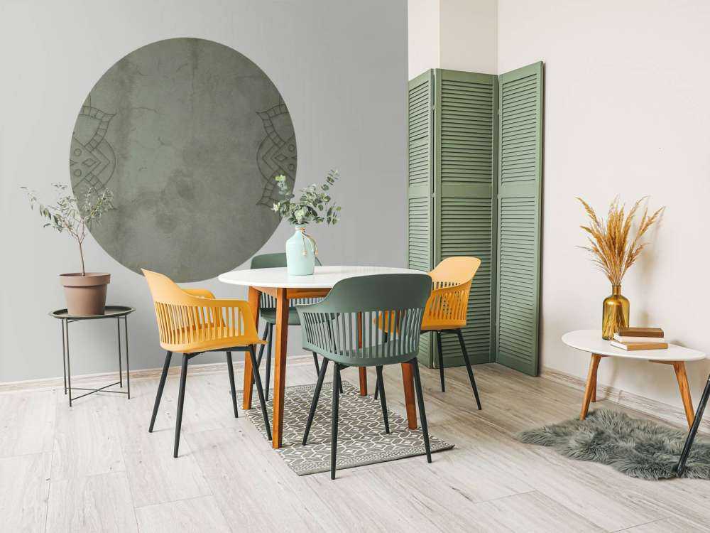 Zielona Zwietrzała Mandala