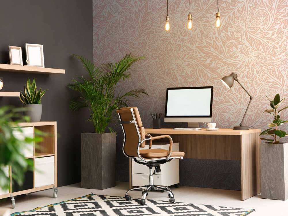 Morris Florals & Leaves - brzoskwiniowa mgiełka