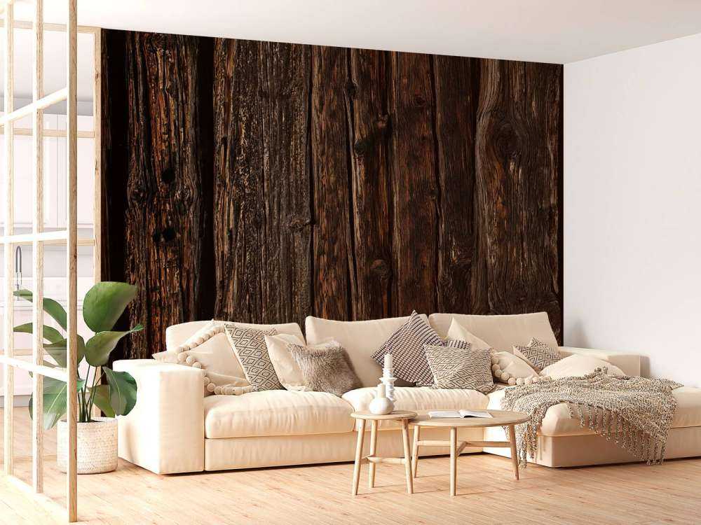 Ciemne, stare drewno