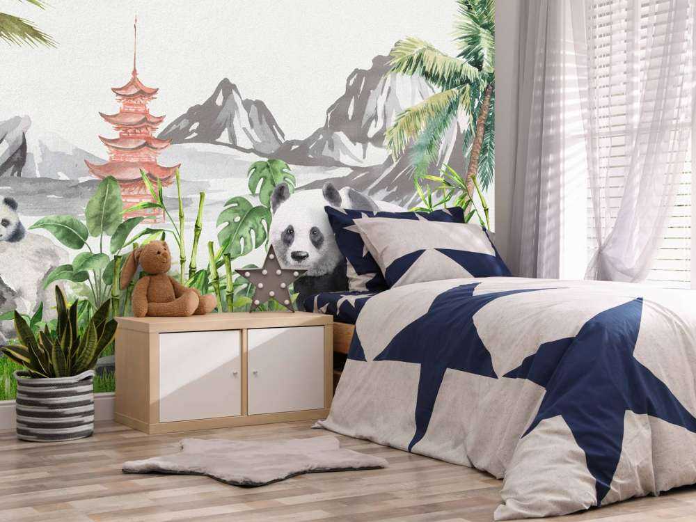 Pandy w bambusowej dżungli