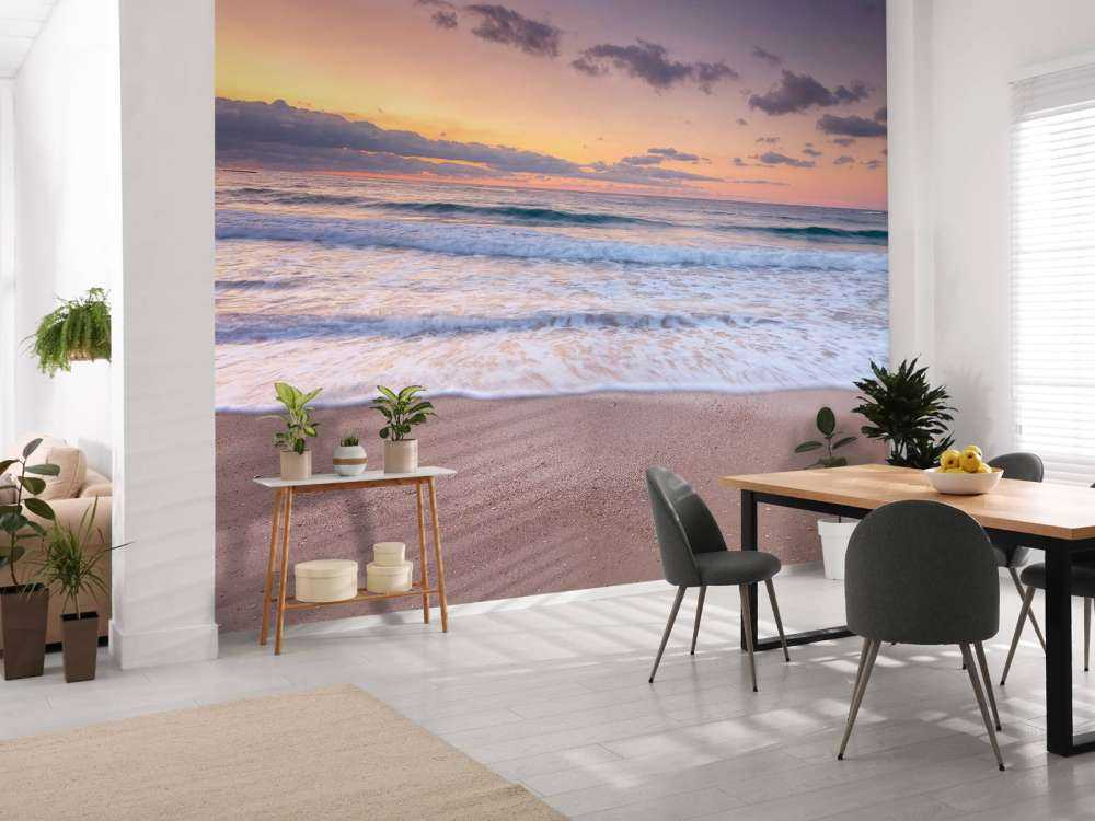 Kolorowy zachód słońca