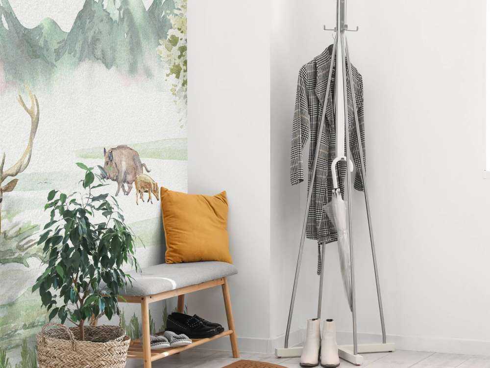 Kolorowe zwierzęta leśne