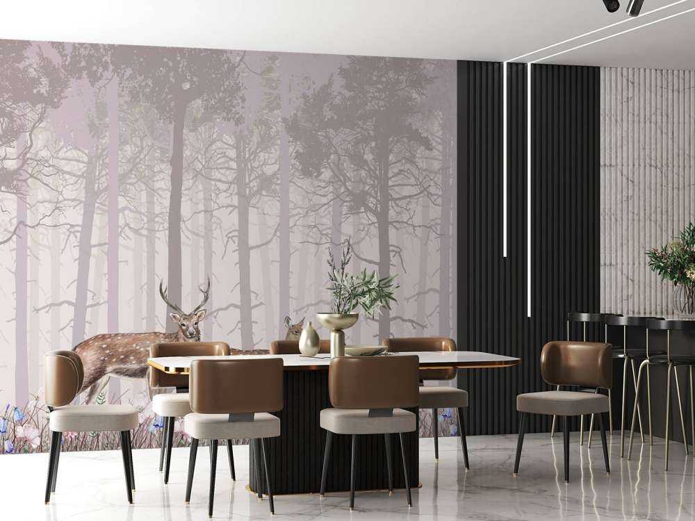 Rodzina jeleniowatych, różowy