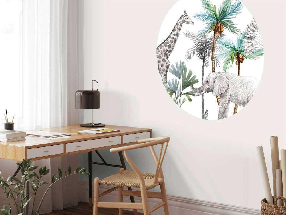 Szkic dzikich zwierząt