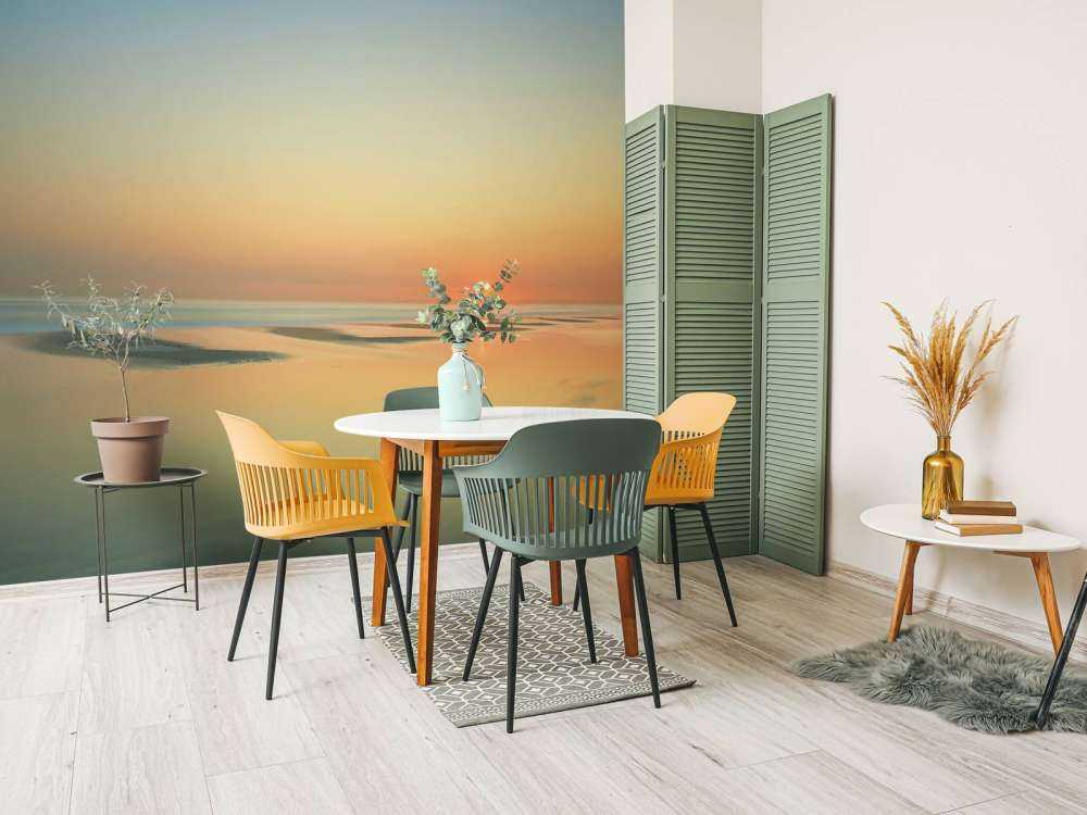 Zachód słońca na plaży