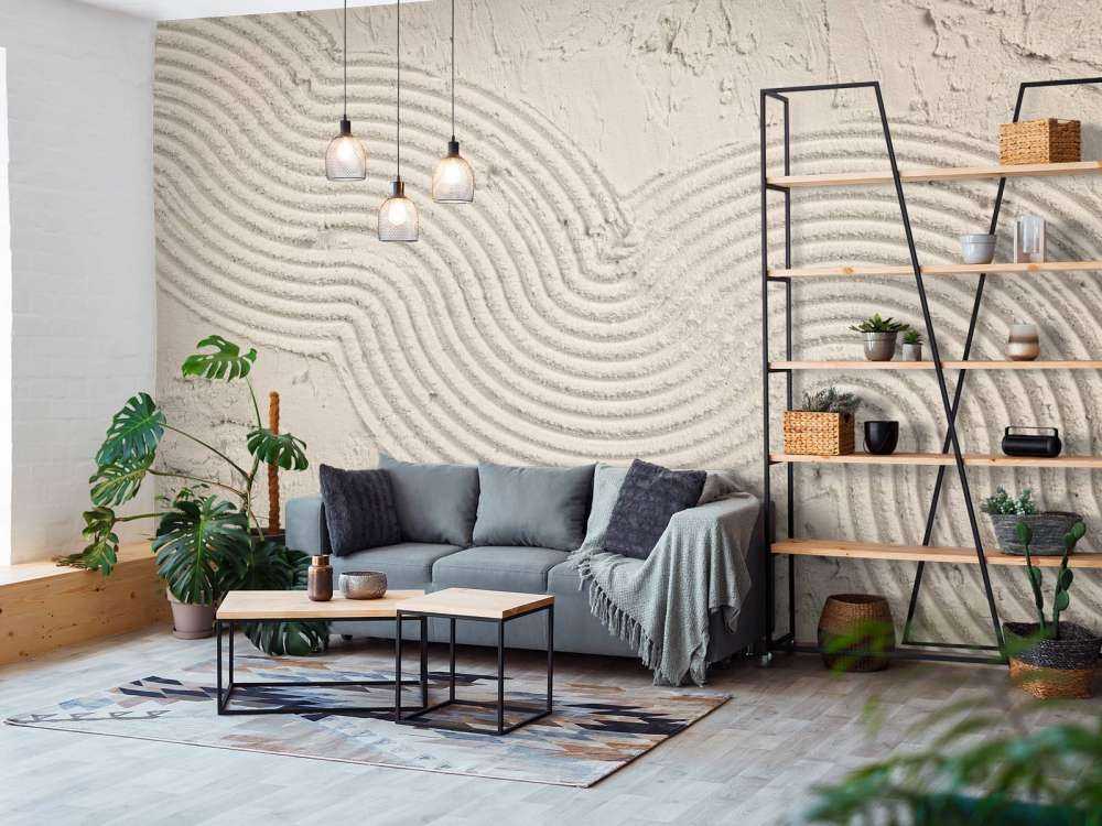 Organiczne linie i struktury w płótnie