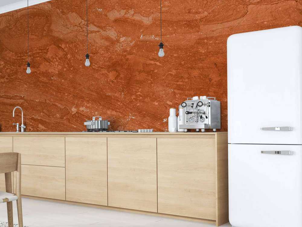 Terakotowy marmur z zabawnym efektem