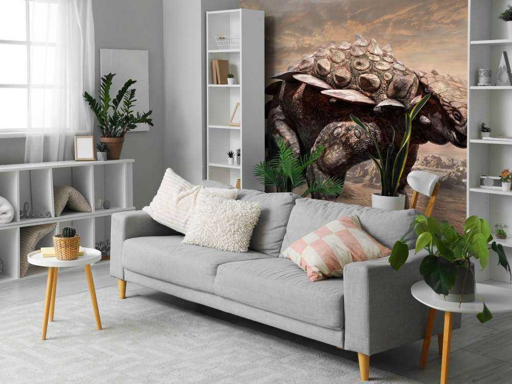 Dinozaur na opuszczonym terenie