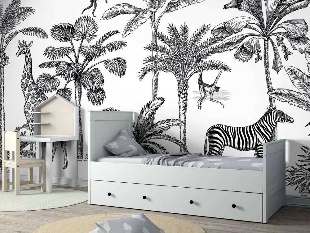 Tropikalna dżungla zwierząt