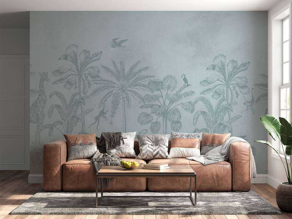 Zwierzaki z dżungli niebieskie