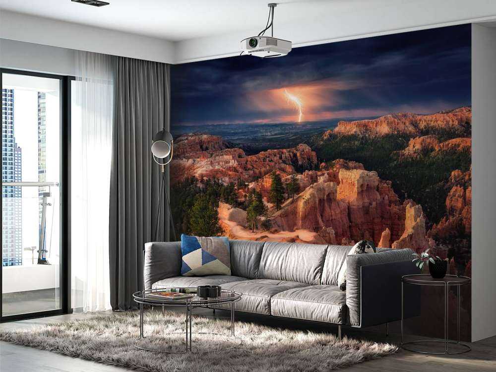 Lightning over Bryce Canyon