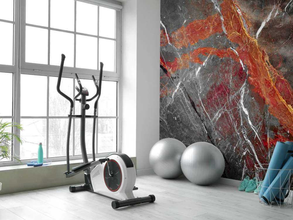 Marmur z czerwonymi żyłkami