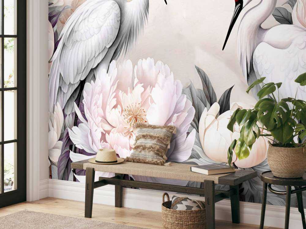 Bociany Romantyczne Różowe