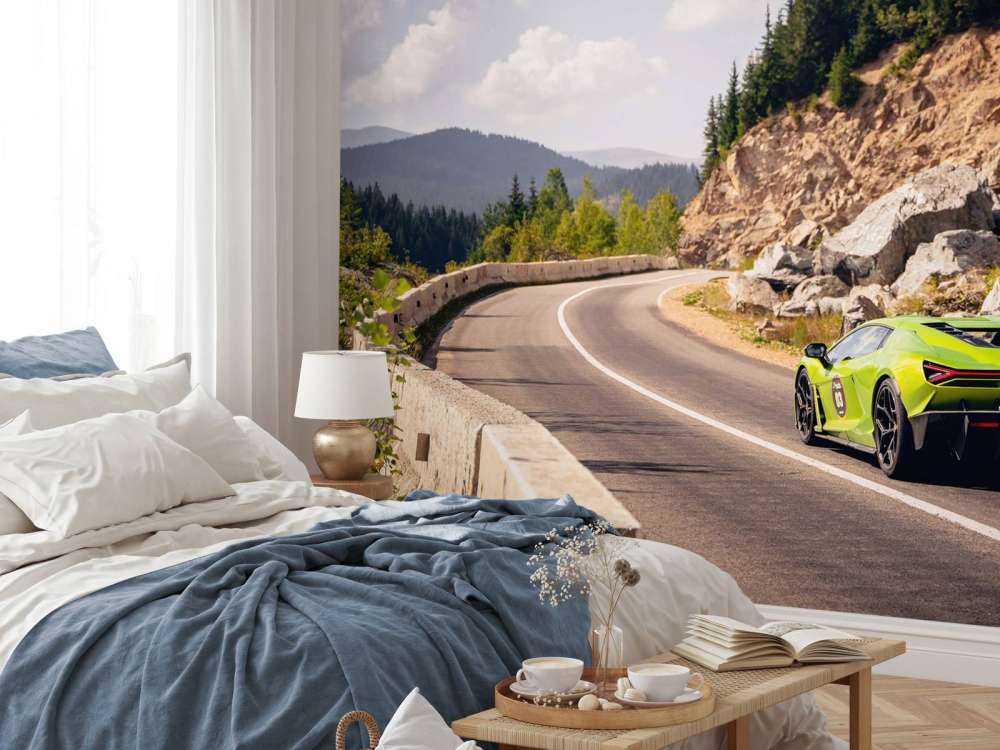 Lamborghini Revuelto w górach