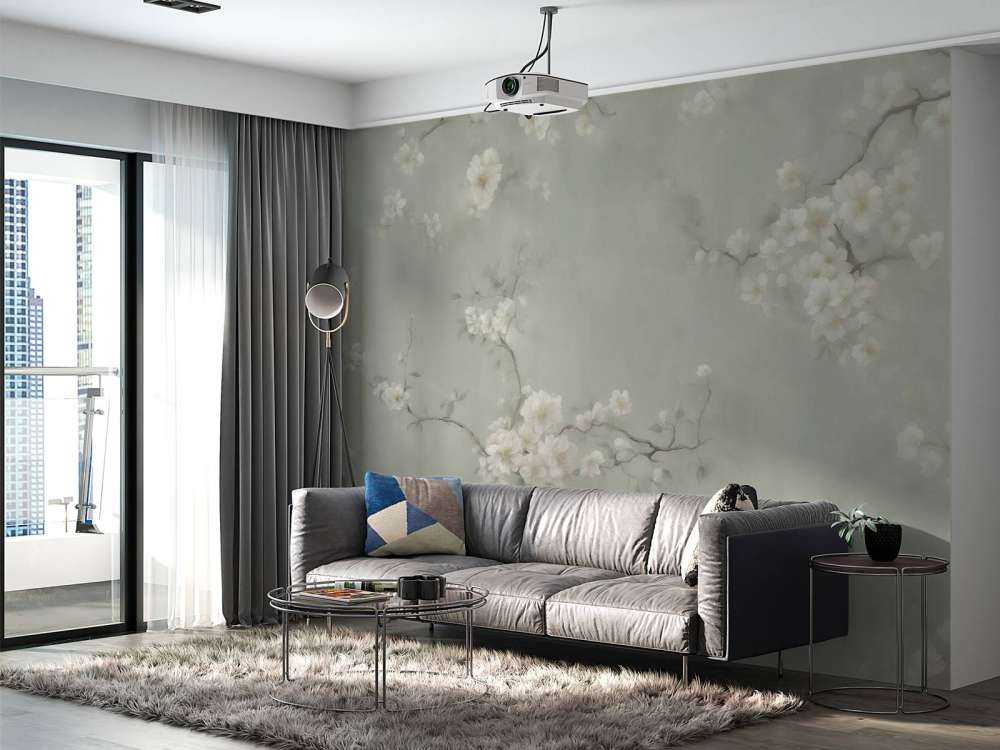 Urocze gałęzie kwiatów zielonych