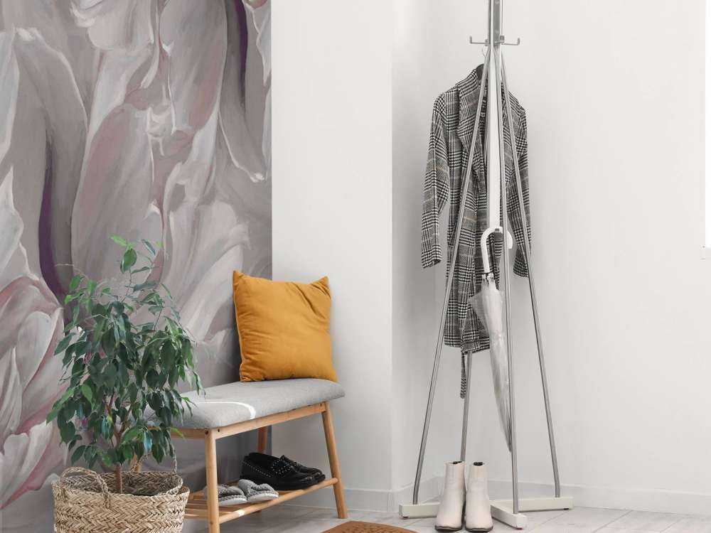 Duże Tulipany Szare