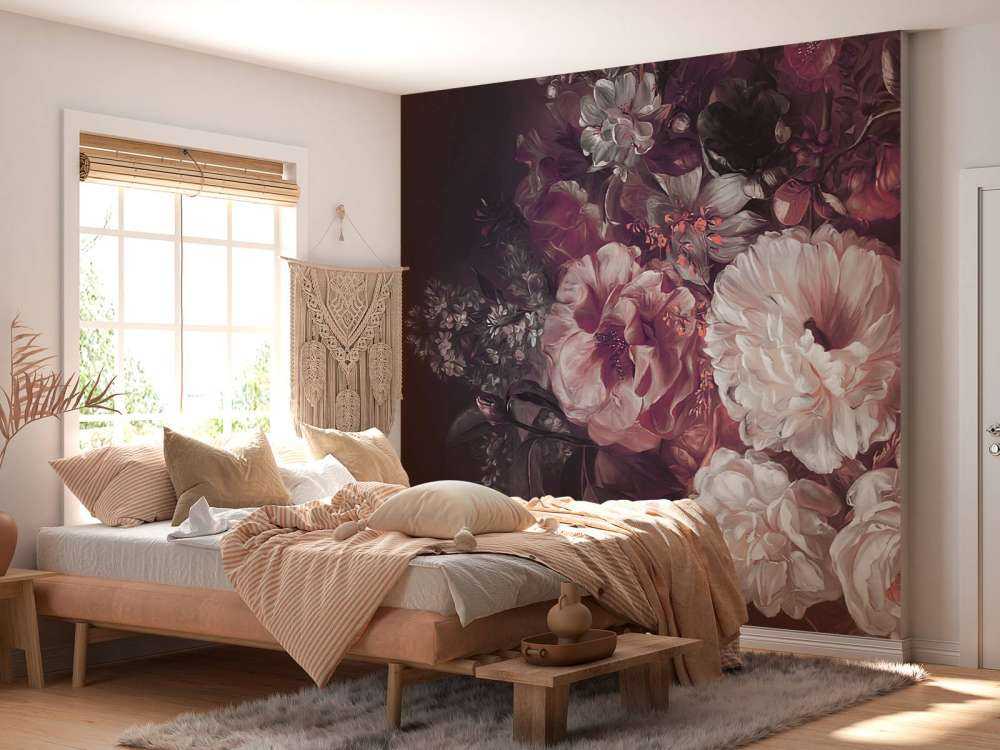 Bukiet z lilakami czerwonymi