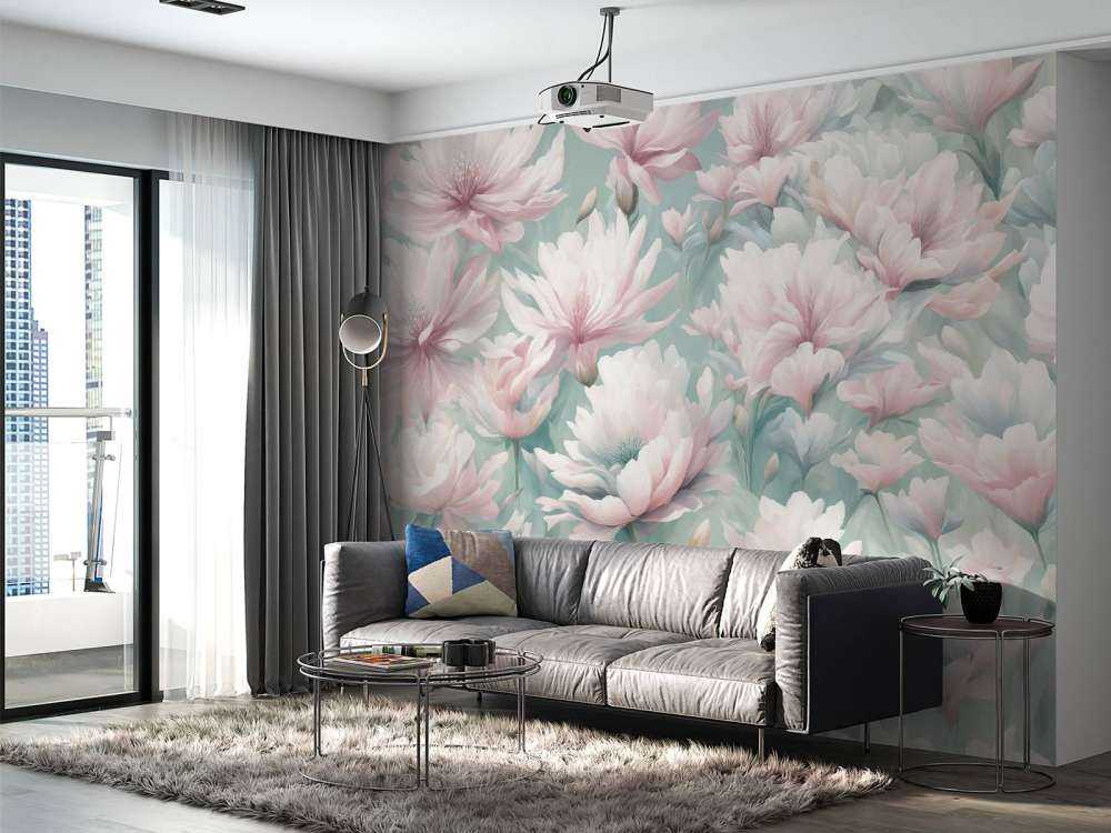 Ciepły poranek Miętowa Zieleń