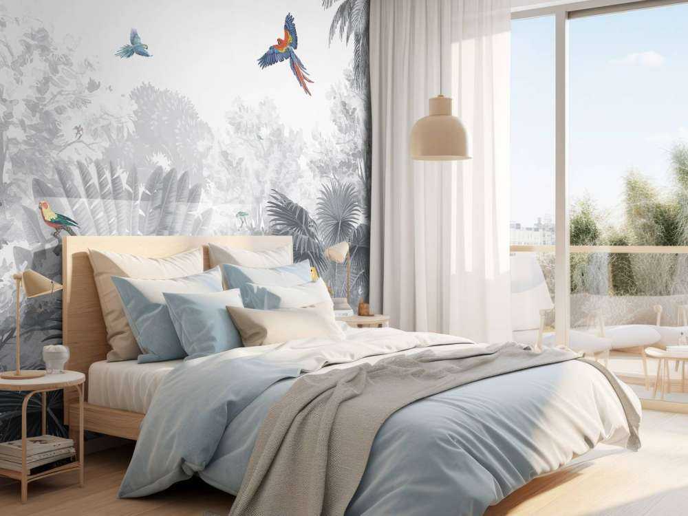 Canopy Jungle - Black and White