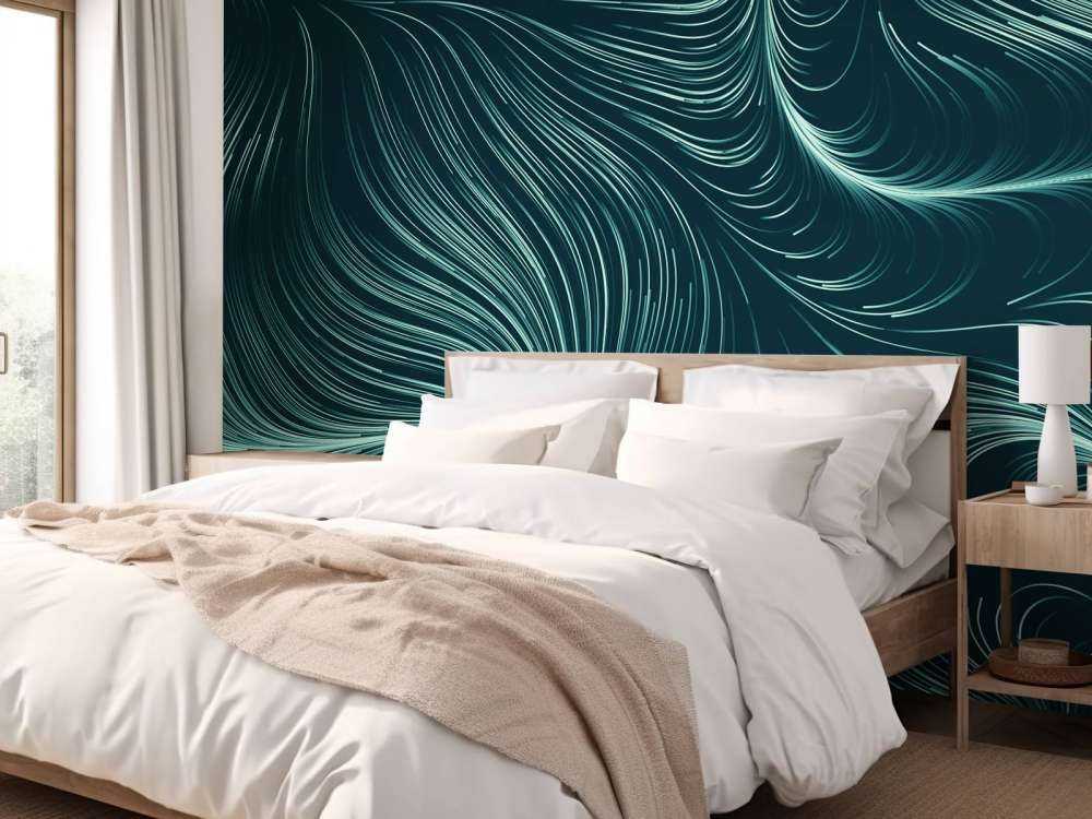 Zielone podświetlone linie