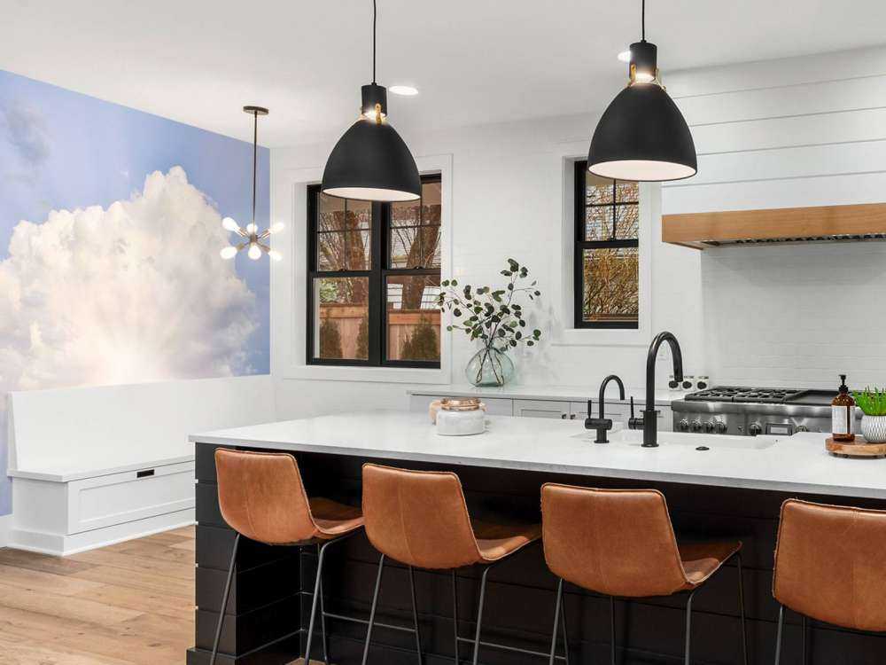 Promienie słońca przez chmury