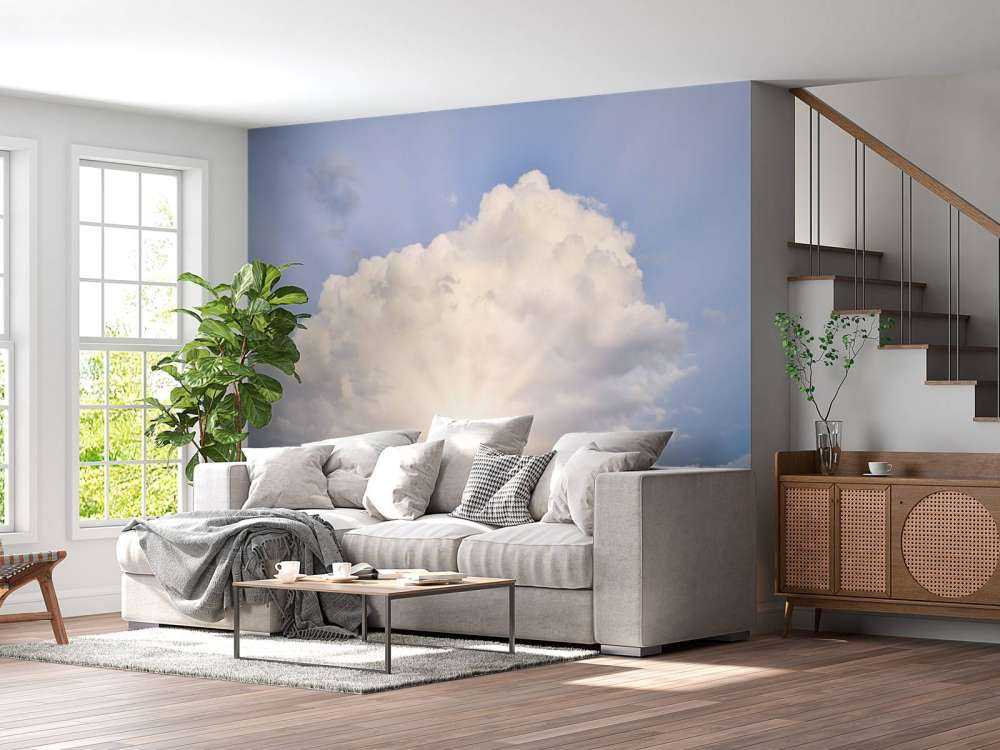 Promienie słońca przez chmury