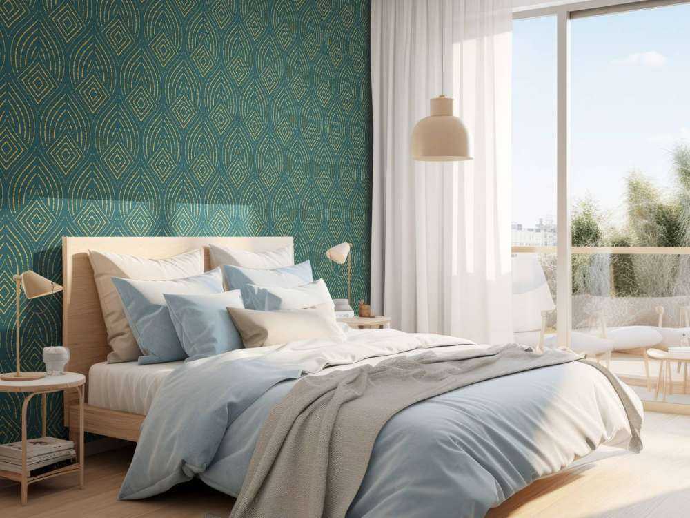 Abstrakcyjny wzór pawia