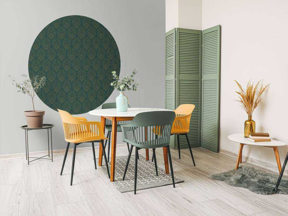 Abstrakcyjny wzór pawia