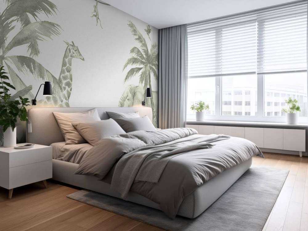 Różne zwierzęta z dżungli w kolorze zielonym