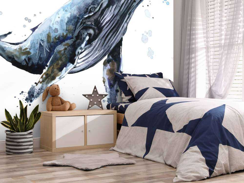 Humpback Whale w akwareli