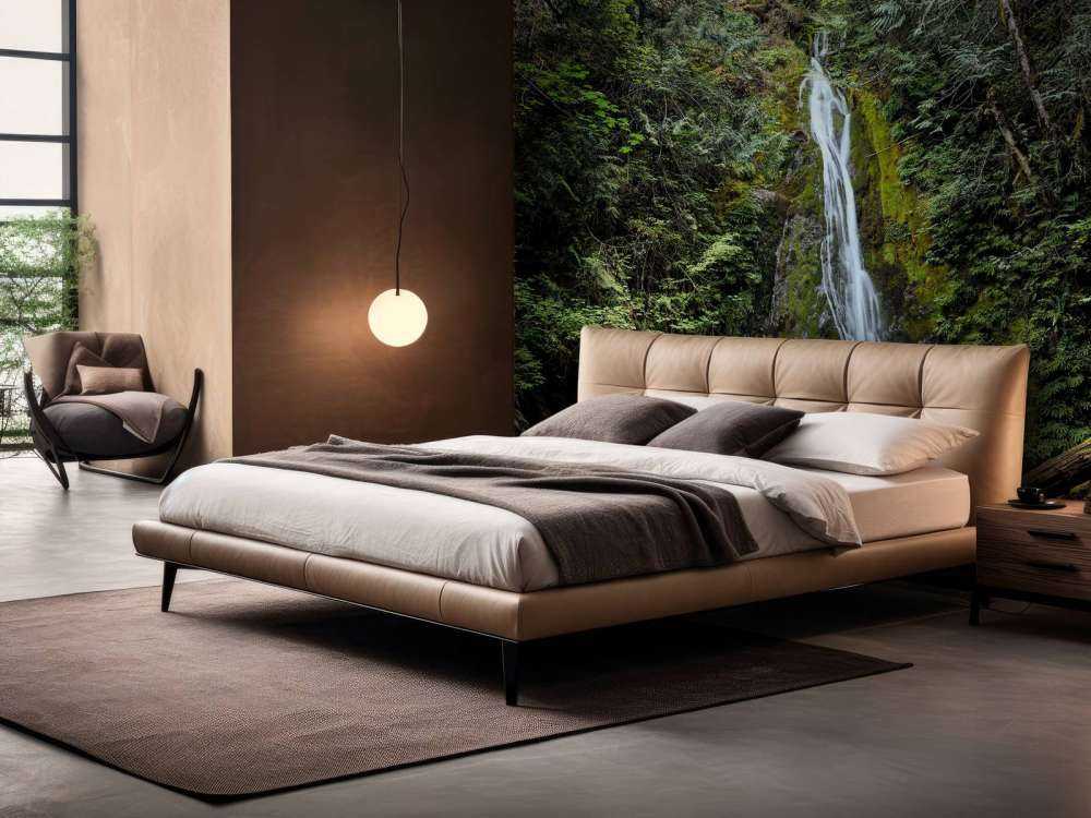 Wodospad w kolorowym otoczeniu 