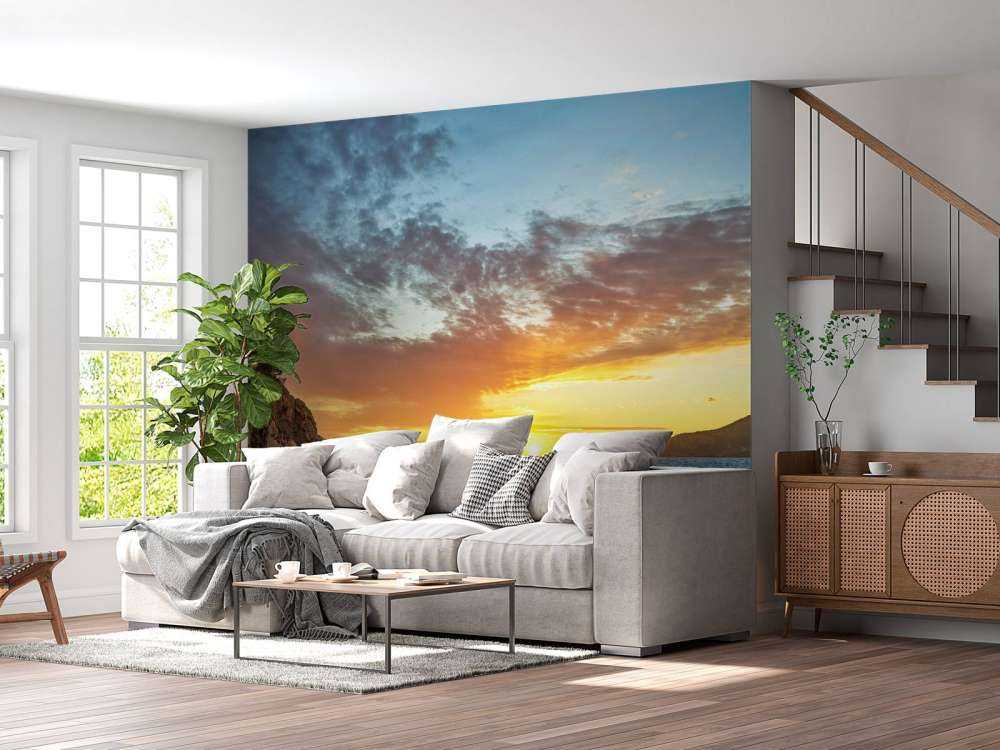 Zachód słońca na wyspie