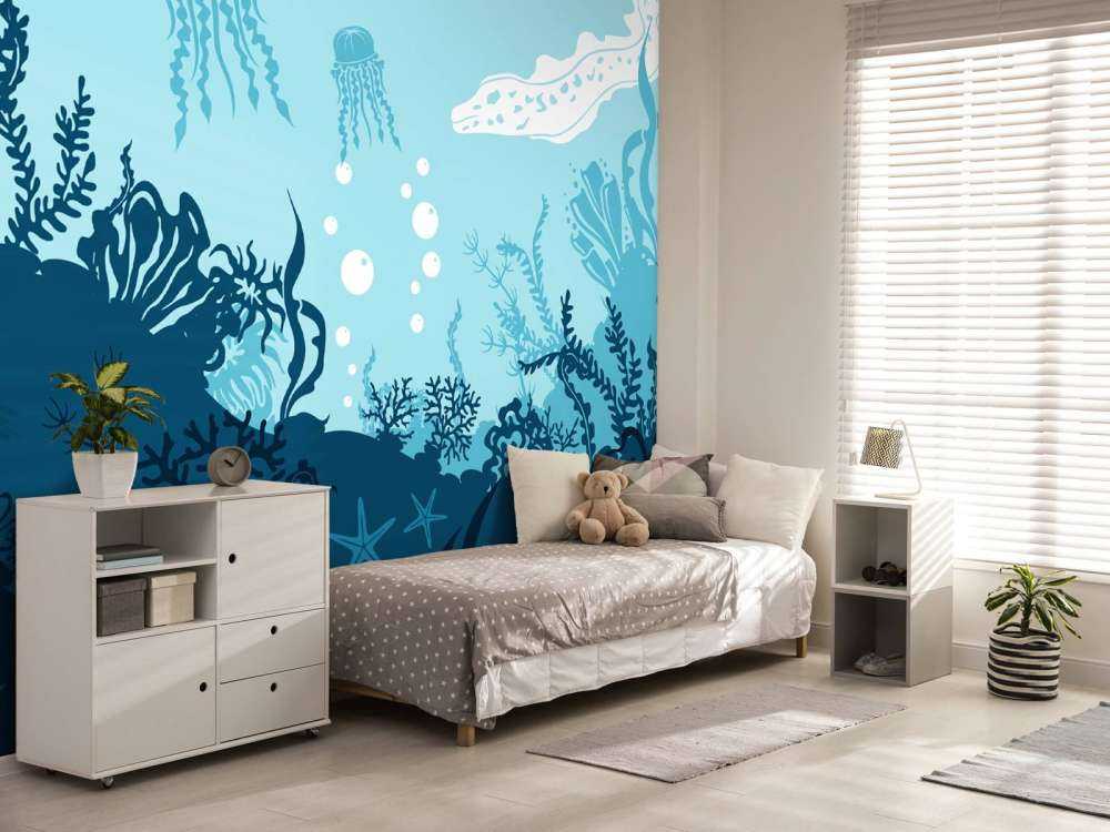 Niebieski podwodny świat