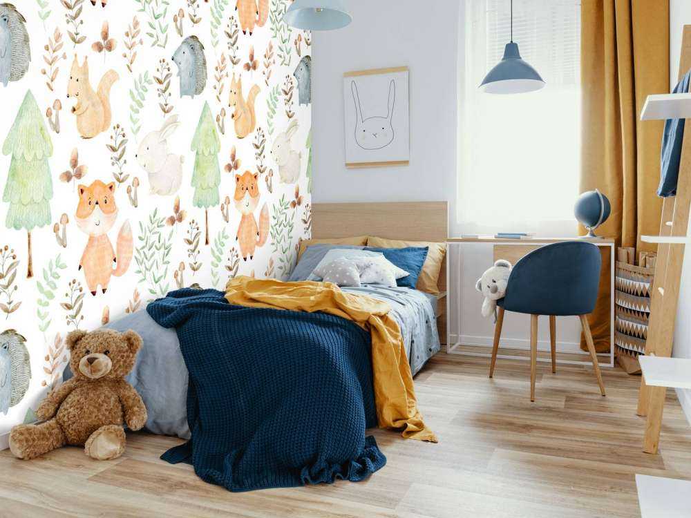 Akwarelowe zwierzęta leśne