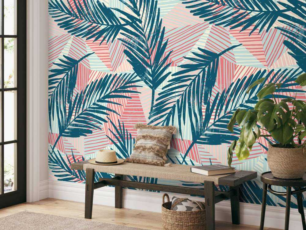 Abstrakcyjne liście palmowe