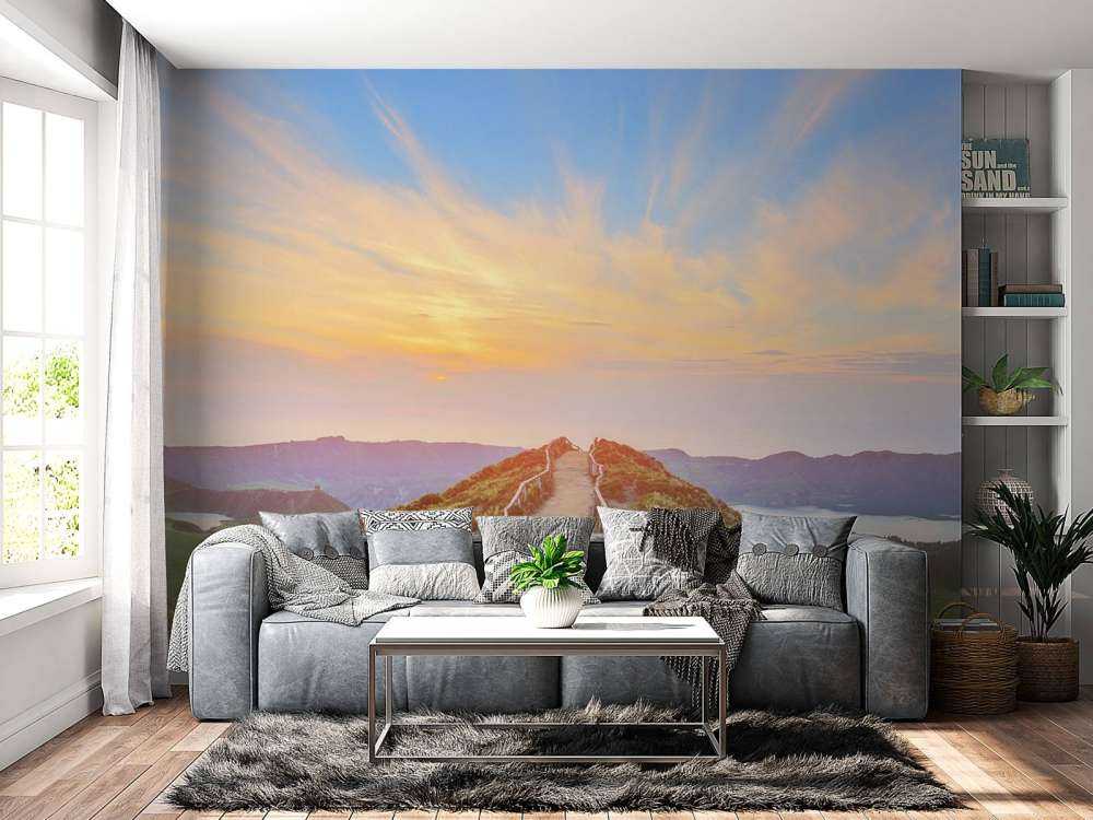 Piękny obszar górski w Portugalii