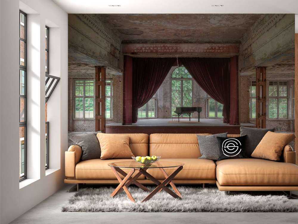 Pianino w starym sanatorium