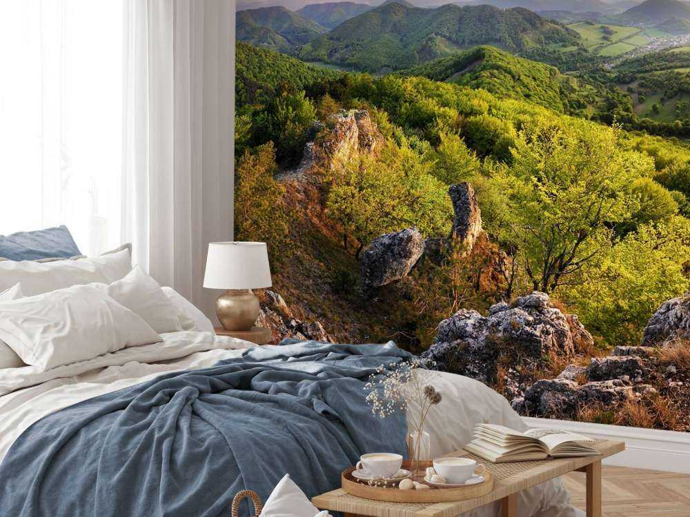 Krajobraz górski na wiosnę