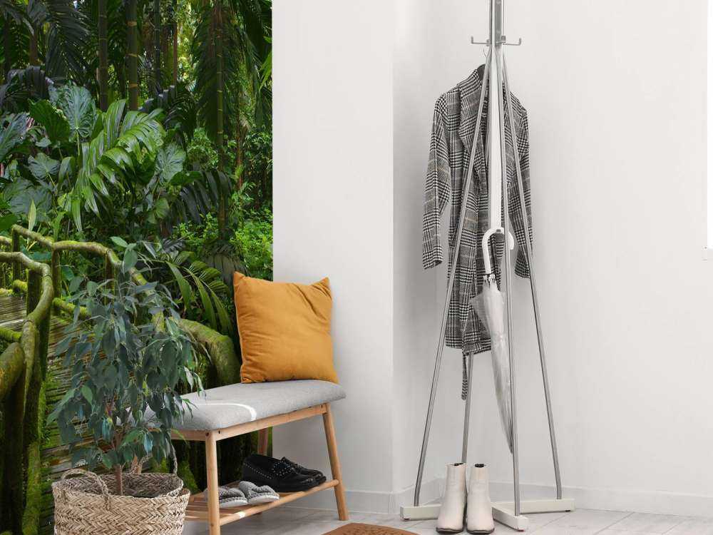 Wąski mostek w dżungli