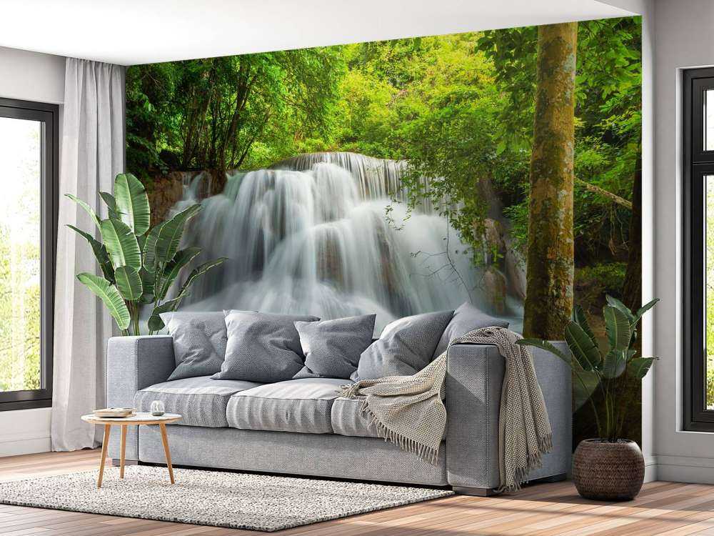 Zapierający dech w piersiach wodospad