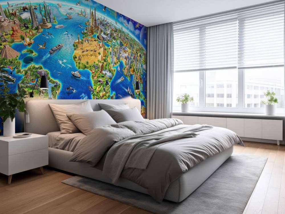 World Landmarks Globe