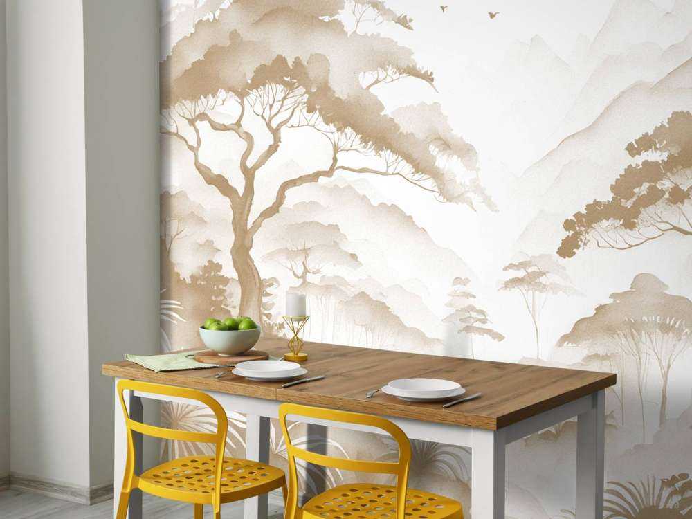 Mglista Dolina Górska, taupe