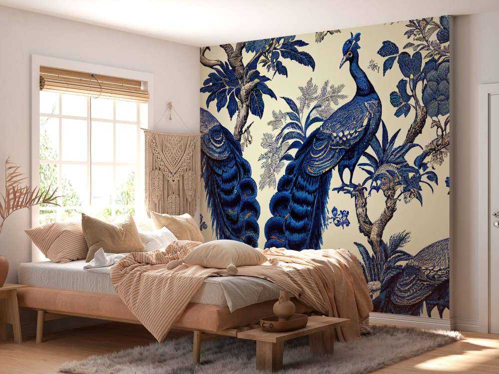 Królewski błękit Pawi blask