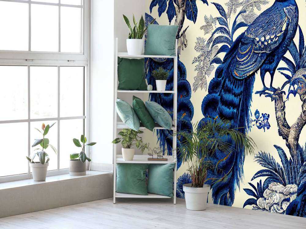 Królewski błękit Pawi blask