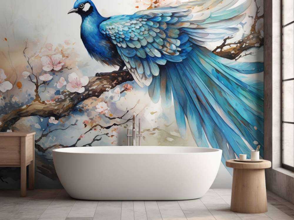 Paw w Wiosennej Mgle