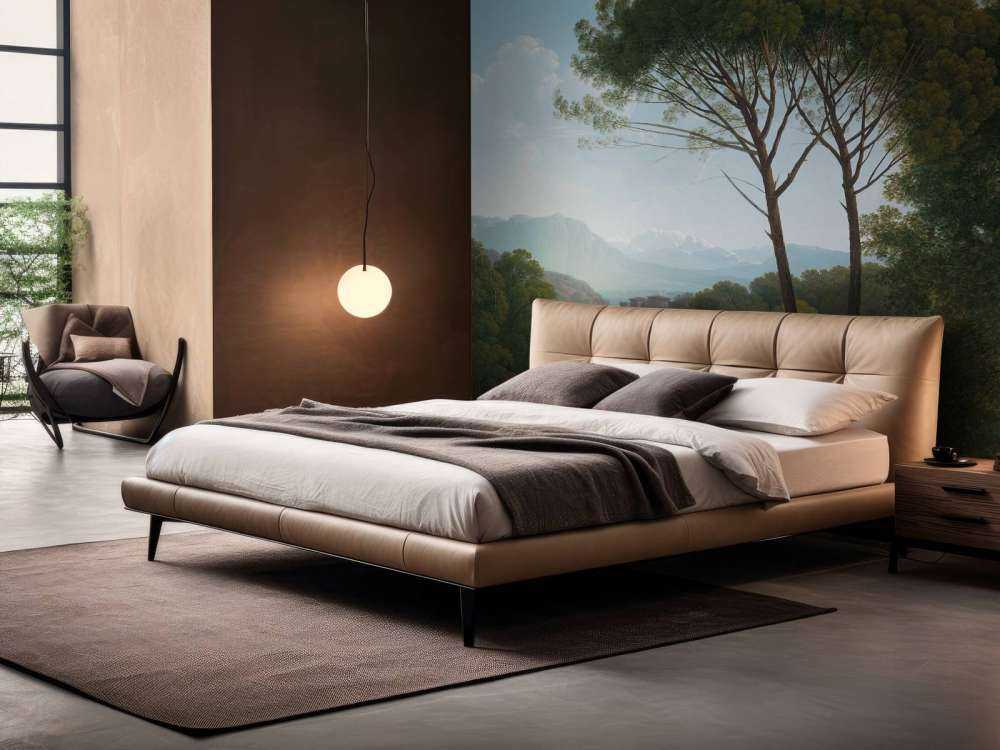 Włoski krajobraz z drzewami sosnowymi